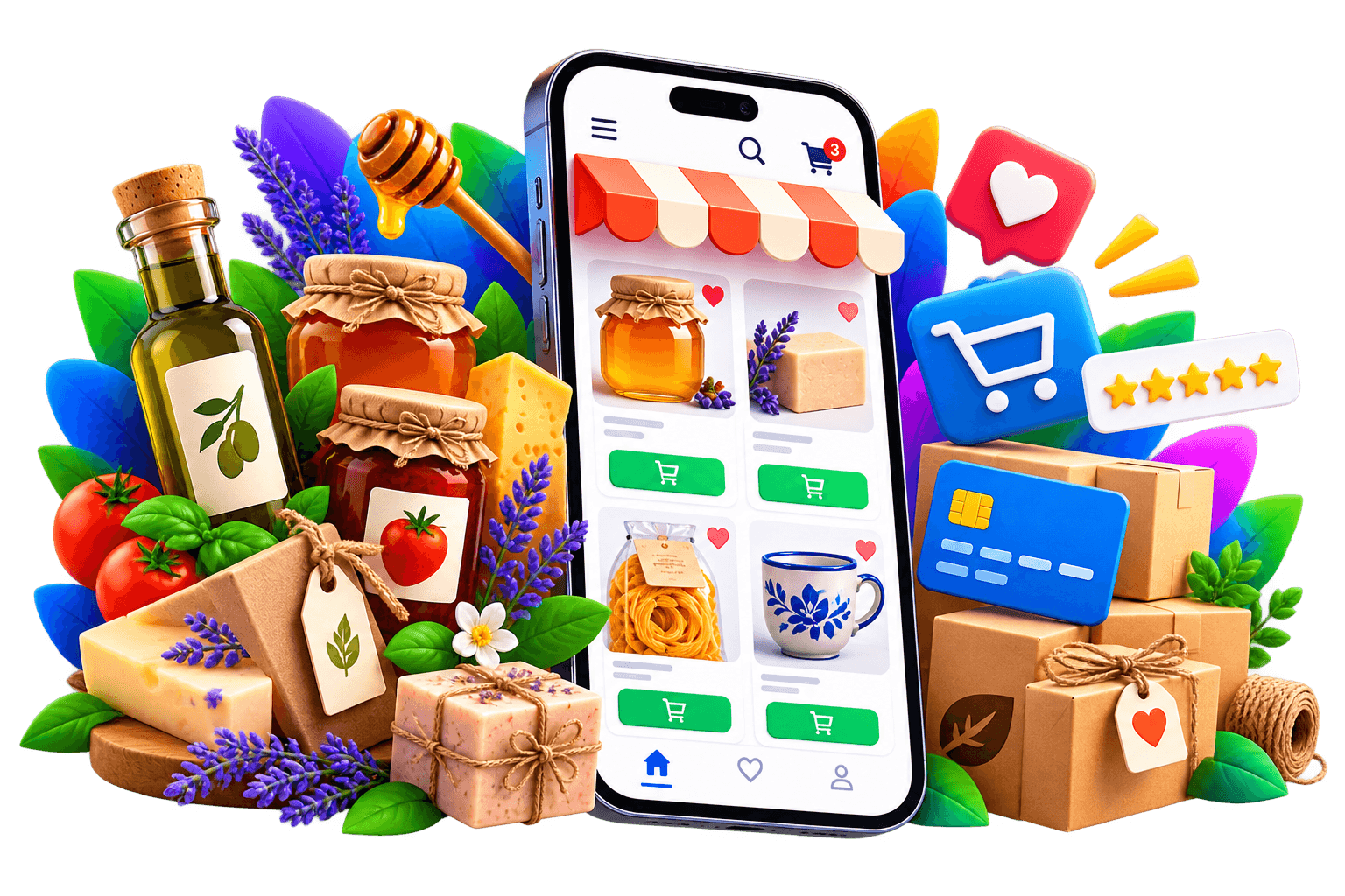 E-commerce dedicato ai piccoli produttori e ai brand indipendenti